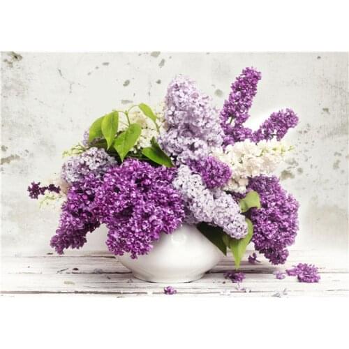 Flower Rose DIY 11CT Embroidery Kits Needlework Craft Set Cotton Thread Printed Canvas Home Decoration For Living Room On Sale