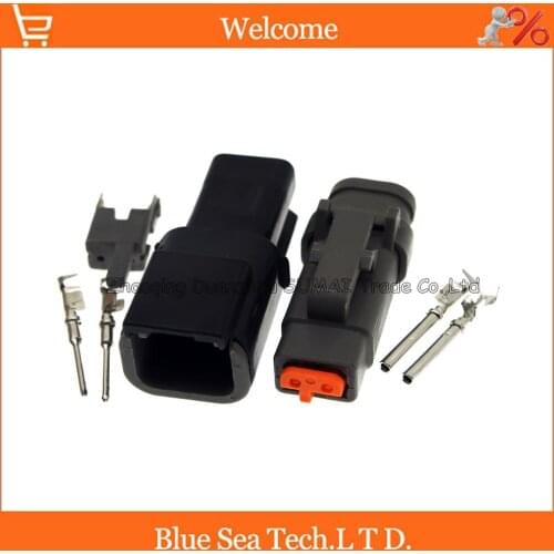 Deutsch DTM06-2S/DTM04-2P 2Pin heavy truck/car fittings harness plug for BMW Benz ect.car