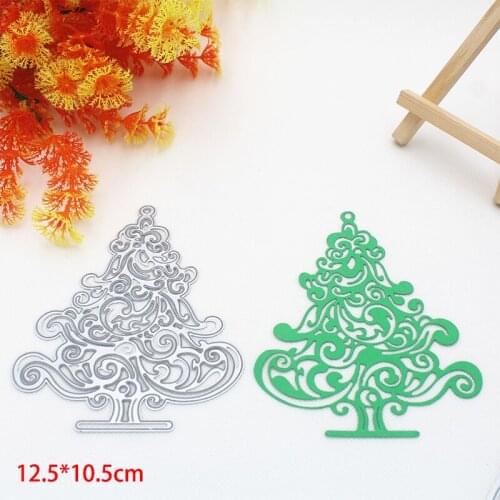 Christmas tree 2020 New Metal Cutting Dies DIY Scrapbooking Paper Photo Album Crafts Seal Punch Stencils
