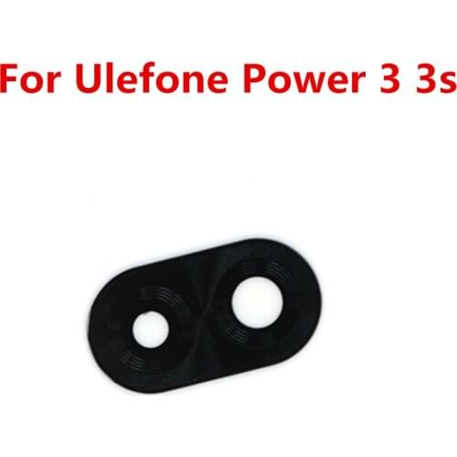 New Original For Ulefone Power 3 3s Phone Rear Back Camera Lens Glass Spare Part Screen Protective Flims