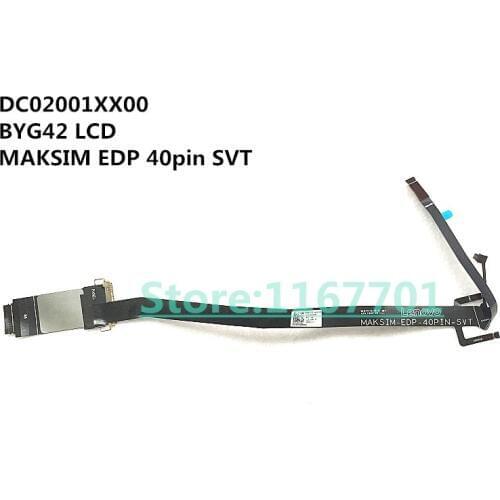 New Original Laptop/Notebook LCD/LED/LVDS Cable for Lenovo Yoga 900S 900S-12ISK DC02001XX00 BYG42 LCD MAKSIM EDP 40pin SVT