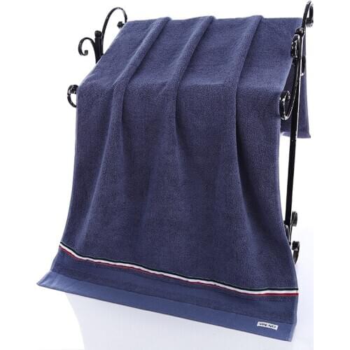 High-end plain cotton thick encryption soft and fast water absorption, household bath towel, beach towel bath towels for adults