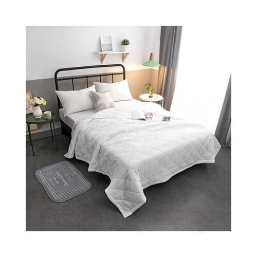 Drop shipping White Pink Summer Quilt Home Textiles Suitable for Kids Adult Blanket Comforter Bedspreads Bed Cover Quilting