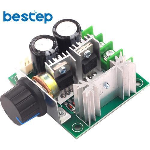 DC 12V 24V 30V 40V 13KHZ Auto PWM DC Motor Speed Regulator Governor Speed Controller Switch 10A 50V 1000uF