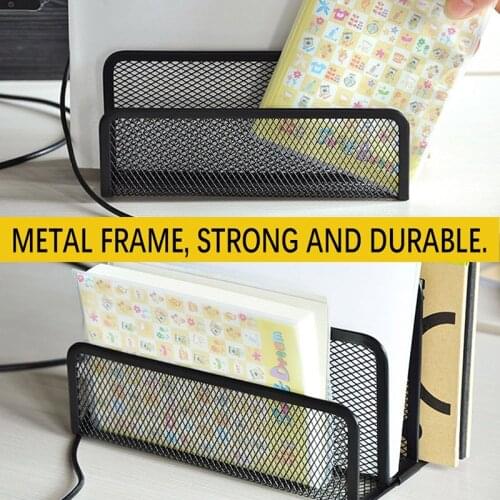 Mesh Letter Sorter Mail Document Tray Desk Office File Organiser Holder Multifunctional File Storage xqmg Home Storage Organiz