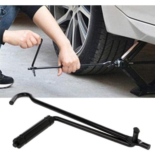 10X21CM Foldable Car Hand Jack Rocker For Car Jack Folding Handle Scissor Jack Rocker General Jacks Helper Car Tools Repair Tool