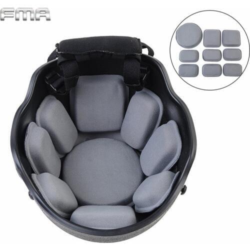 FMA Helmet Replacement Pads Universal Foam Soft Cushion Protective Pad Kits for Fast/Mich/ACH Helmet Airsoft Helmet Accessories