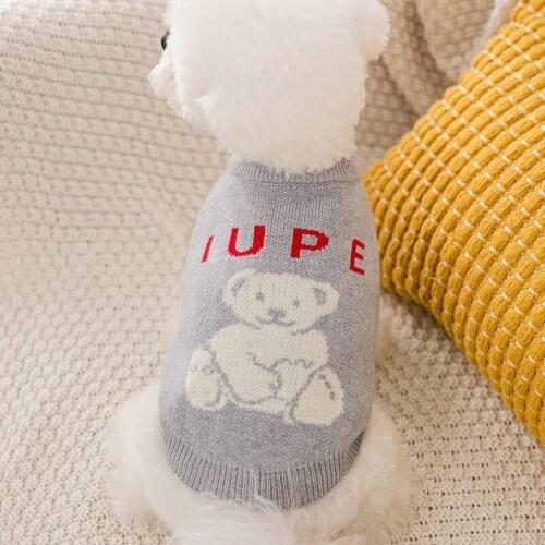 Warm Dog Clothes for Small Medium Dogs Knitted Cat Sweater Pet Clothing for Chihuahua Bulldogs Puppy Costume Coat Winter