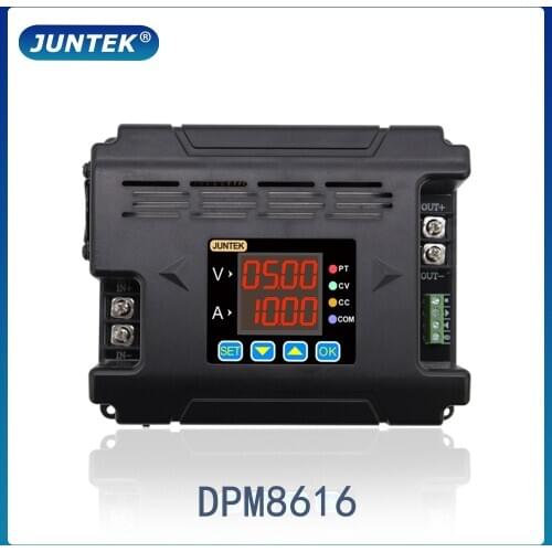 JUNTEK DPM8616 60V16A voltmeter DC-DC voltage regulator constant current power supply programmable buck voltage converter module