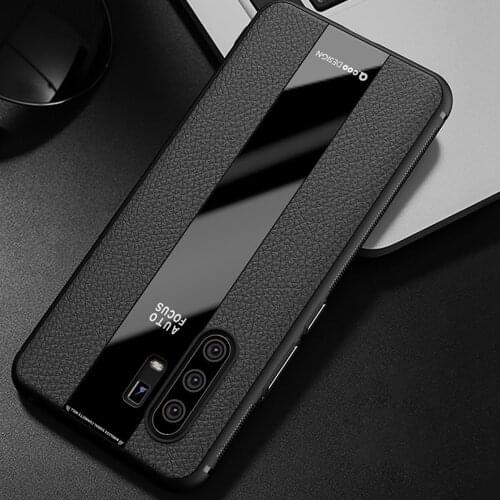 X30 Luxury Litchi Veins Silicone Phone Case For Vivo X30 Pro Ultra-thin Painting TPU Cover Coque For Vivo X 30 Pro