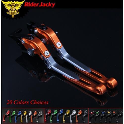 RiderJacky 1 Pair Folding Extendable Brake Clutch Levers For Suzuki GSXR1000 GSXR 1000 2009-2018 2013 2014 2015 2016 2017