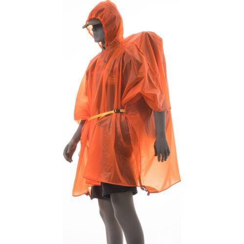 3F Ul Gear Single Person Ultralight Hiking Cycling Raincoat Outdoor Awning Camping Tarp Sun Shelter 15D Silicone 210T Taffeta