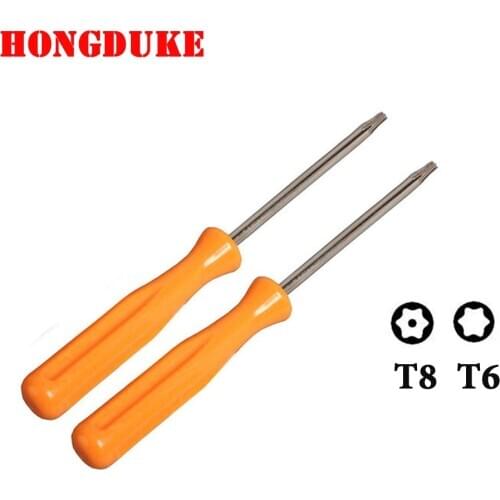 50pcs TORX T8 Precision Screwdriver T6 Security Screwdriver Repair Tools For Xbox One X S Slim Controller Tamperproof Hole