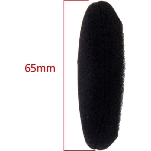 8Pieces Black Replacements Ear Cushion Earpiece Earpads Pillow Cover Protection for 65mm Headphones