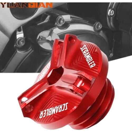 Motorcycle Accessories Engine Oil Cup Plug Cover Screw For Ducati Scrambler Motorbike Racing Oil Filler Cup