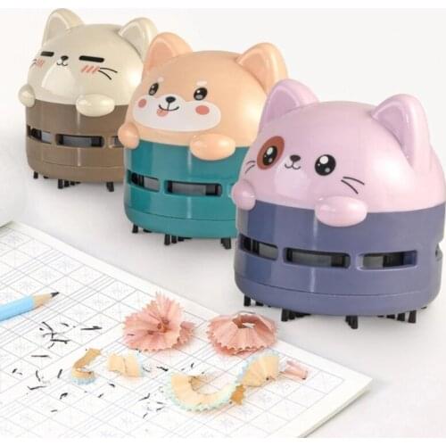 Hot Sale Mini Cartoon Animal Pattern Rechargeable Wireless Vacuum Cleaner Dust Remover Keyboard Cleaning For Home Office