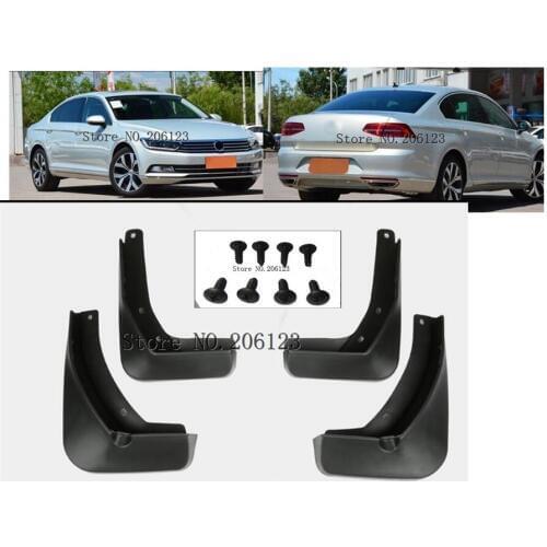 High Quality ABS Plastics Automobile Fender Mudguards Mud Flaps For 20172018 2019 Volkswagen VW Passat B8(European version)