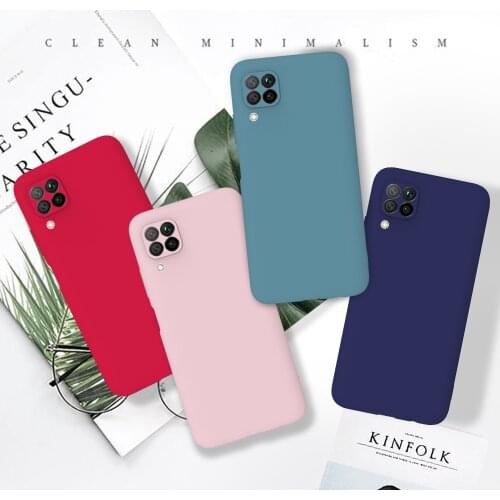 For Huawei Nova 7I 6SE P40 Lite Cases Shockproof Bumper Matte TPU Silicone Phone Case for huawei P40 Honor 10S PLAY3 Back Cover