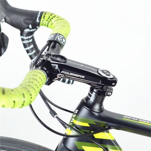FOURIERS Bicycle riser integrated with driving computer MTB/ROAD Negative 6 degrees 28.6X31.8mm aluminum CNC Titanium screws