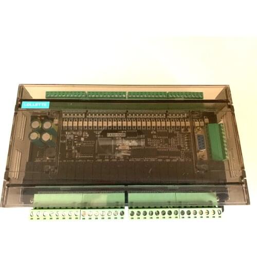 FX3U LE3U 56MR 6AD 2DA RS485 RTC 32 input 24 Relay output 6 analog input 2 analog output plc controller