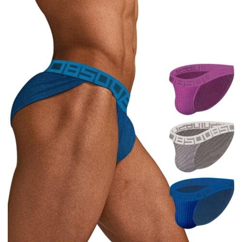 Hot Sexy Men Underpants Cotton Man Briefs Underwear Male High Fork Mens Panties New 2021 Comfortable Mens Underware BS3125