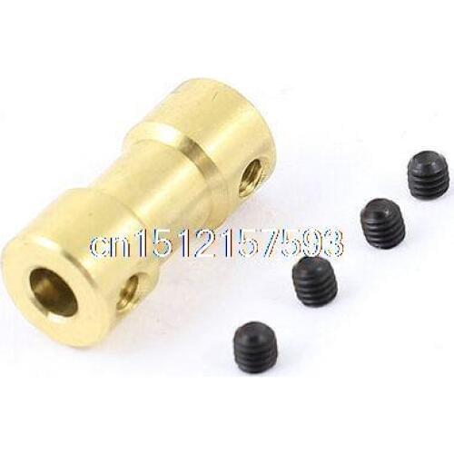 4mm to 5mm Brass Joint Motor Shaft Coupling Adapter Connector for RC Aircraft