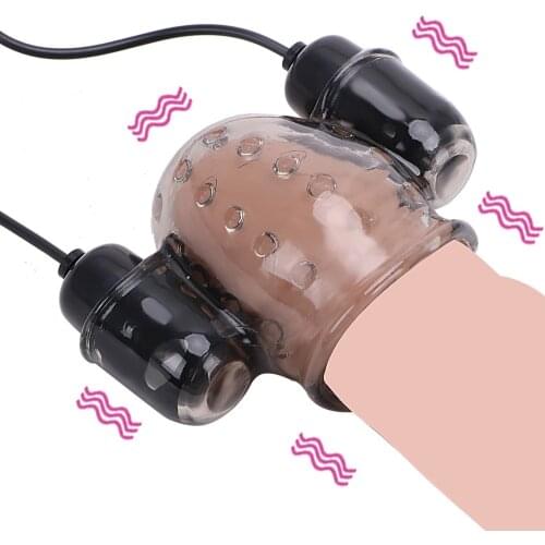 Blowjob Male Masturbator Massager Glans Trainer Delay Ejaculation Penis Vibrators Pussy Sex Toy For Men Adult Games