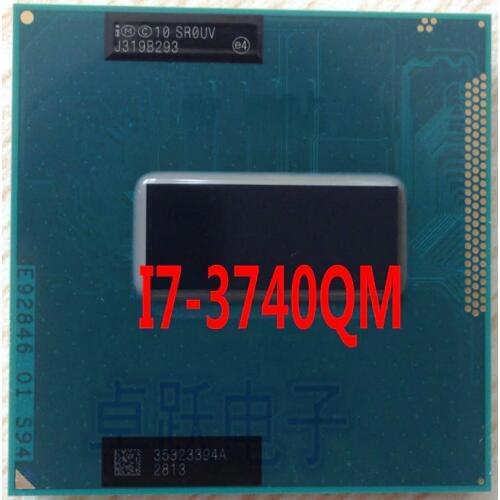 Original Processor Intel core I7-3740QM I7 3740QM SR0UV 2.7G - 3.7G 6M supports board HM77