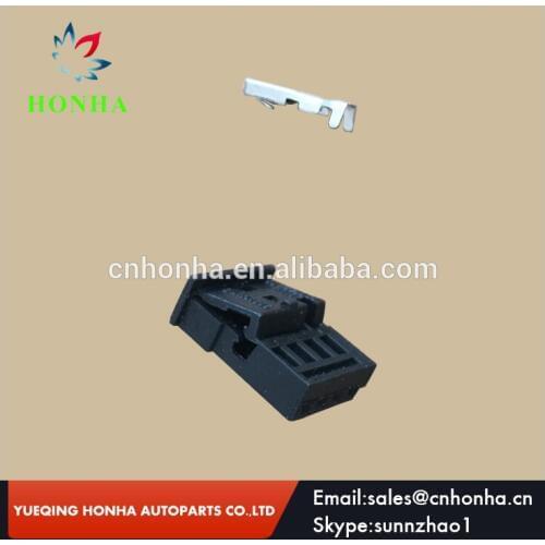 Free shipping 10/20/50/100 pcs/lots 837723404 968813-1C high quality 4 pin female unsealed cable harness black wire Connector