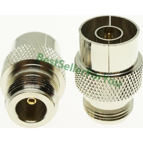 1Pcs Slide-on N male push-on QUICK plug to N female jack connector Adapter