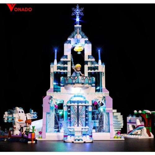 Led Light Set Compatible For 41148 Friend Snow World 25002 Elsas Magical Ice Palace Castle Building Blocks (only Lights)