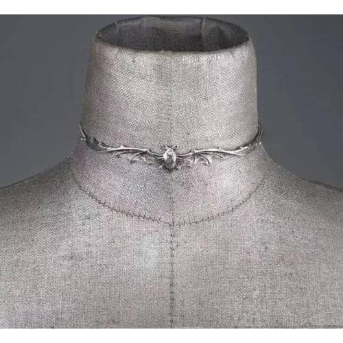 Fashion Vintage Punk Gothic Bat Collar Short Necklace For Women Vampire Choker Halloween Collar Hip Hop Girls Jewelry Gift
