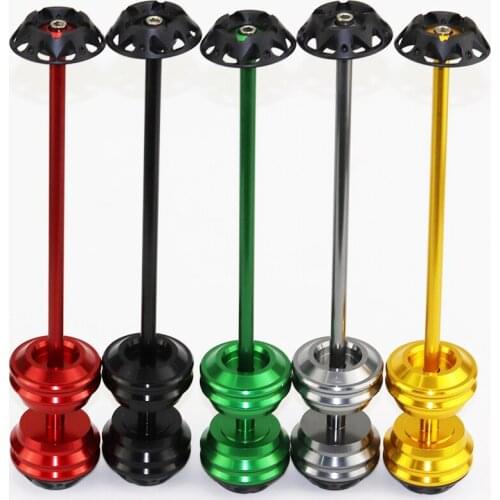 1x Motorcycle Front Axle Fork Wheel Protector Crash Sliders Cap Pad For Kawasaki Z750 2007-2014 Z1000 2003-2017 2004 2005 2006