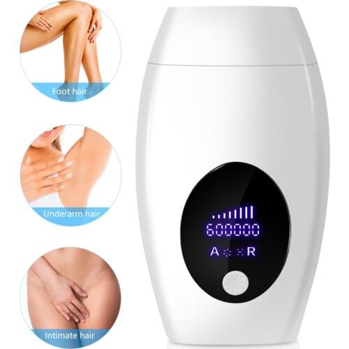 600000 flash professional permanent IPL Laser Depilator LCD home use devices Photoepilator women painless hair remover machine