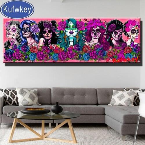 Tattoo Women diamond painting,full,square,round diamond embroidery Girls,mosaic diamond diy handwork Portrait Large Size