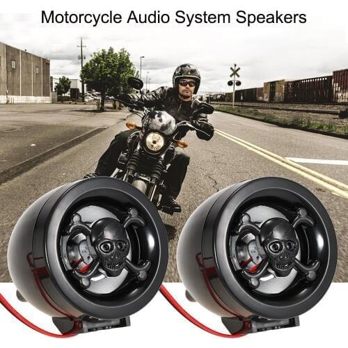 Motorcycle Audio System Speakers Handlebar Audio System FM Radio Motorcycle FM Audio MP3 Speaker Audio System Accessories