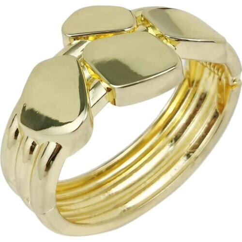 MANILAI Alloy Geometric Bracelets Cuff Bangles Women Charm Statement Bracelets Bangles Fashion Jewelry Accessories