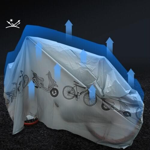 Motorcycle Cover Bicycle Cover PEVA Cover Battery Cover Suitable For 98% Of Bicycle And Battery Car On The Market Sun Protection