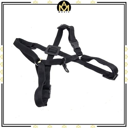 Black Saxophone Strap Harness For Soprano Alto Tenor Saxophone Adjustable Sax Strap New