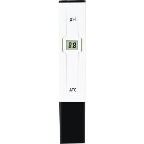 Digital PH Meter Pen PH Tester 0.01 PH High Accuracy w/ 2 Standard PH Buffer Powders Applicable Household Drinking Pool M0XC