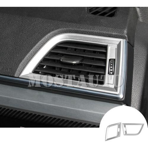 For Audi Q5 ABS Interior Console Side Air Vent Outlet Cover Trim 2017-2020 2pcs Car Accessories Interior Car Decor Car Trim