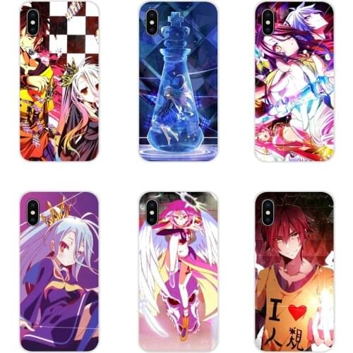 For Samsung Galaxy J1 J2 J3 J4 J5 J6 J7 J8 Plus 2018 Prime 2015 2016 2017 Anime No Game NO life Accessories Phone Shell Covers
