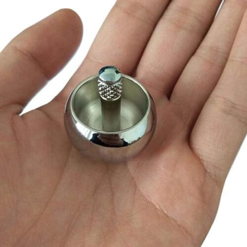 Mushroom Head Flip Hand Spinner Metal Anti-gravity Fidget Spinner Creative Fun EDC Anti-stress Toy Office ADHD Game Spinning Top