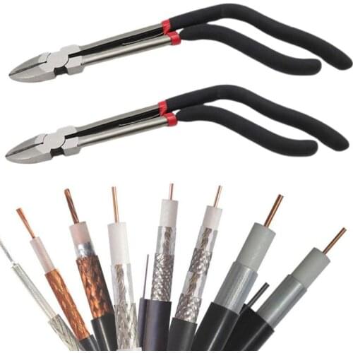 Multifunction Extra Long Reach Double Joint Side Cutter Nippers Wire Cutting Grip Dual Pivot Bull Nose Plier Hand Tool