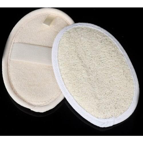 Natural Soft Exfoliating Loofah Bath Shower Unisex Massage Spa Scrubber Sponge Back Strap Body Skin Health Cleaning Tool