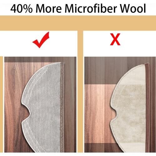 Filter Furry Wig Kit For Xiaomi Roborock S6 S5 MAX S50 S55 S60 S65 E25 E35 Vacuum Cleaner Parts Cleaning Tool Parts Set Hot