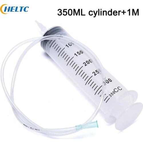 350ML 1 Set Plastic Disposable Injector Syringe For Refilling Measuring Nutrient For Feeding For Mixing Liquids Needles Tube