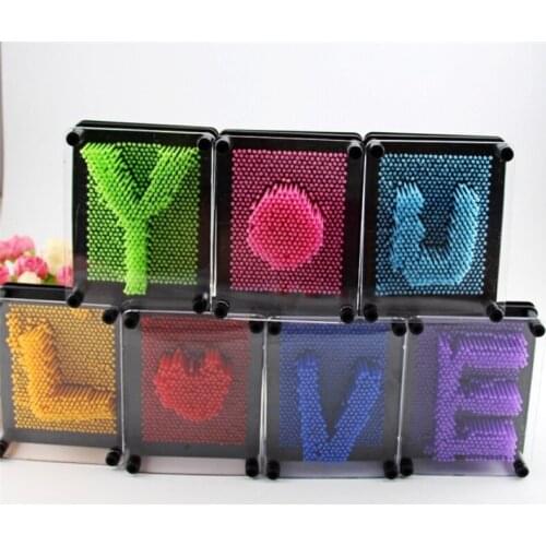 Newest Baby Toys Plastic 3D DIY Model Antistress Clone Fingerprint Needle Hand Mold Educational Toys For Children