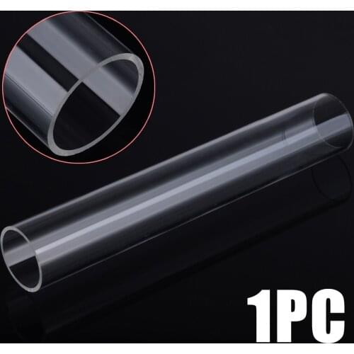 Clear Acrylic Tube 50mm OD 43.75mm ID 300mm Length Transparent Acrylic Plexiglass Lucite Tube For Aquarium Fish Tank Pipe Tool
