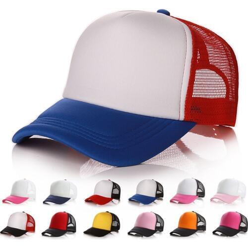 Adjustable Trucks Youth Mesh Hats Baseball Trucker Cap Dad Hat Summer Baseball Cap Net Hat Cap Truck Driver Cap Breathable